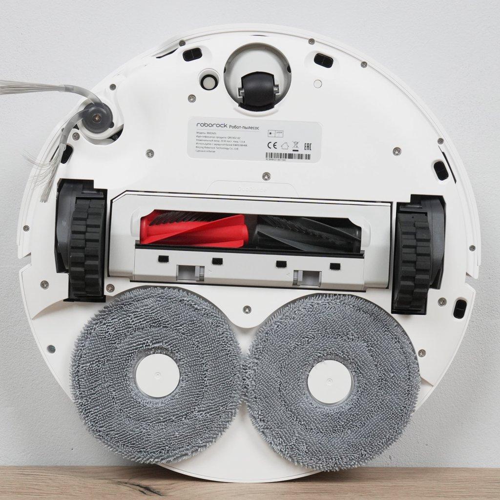 Roborock Qrevo CurvX : Vue de dessous