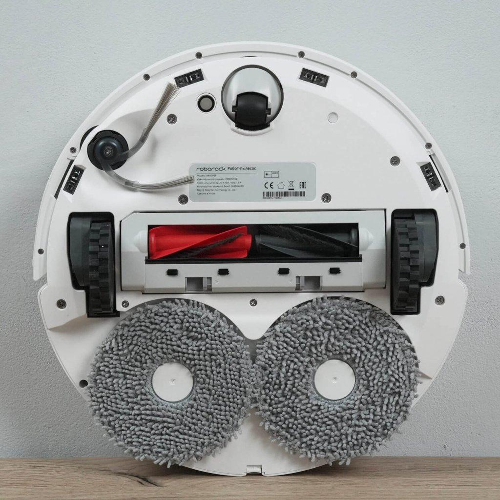 Roborock Qrevo C : Vue de dessous