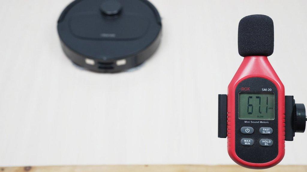 Roborock Qrevo L : Niveau sonore