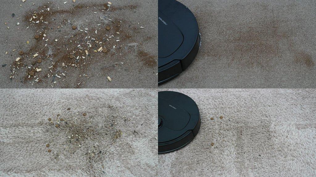 Roborock Qrevo L : Nettoyage de tapis