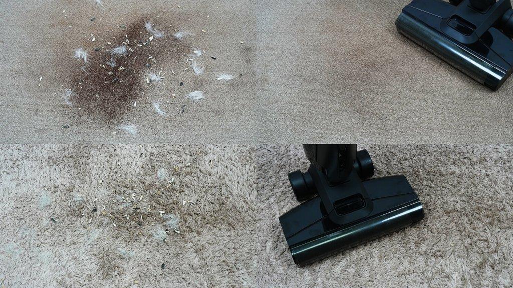 Deerma VX100 Ultra : Nettoyage de tapis