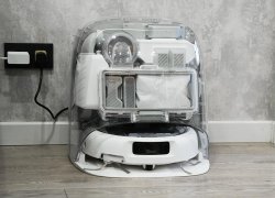 DJI ROMO P : Design audacieux, évitement d'obstacles supérieur, 25 000 Pa et une station tout-en-un !