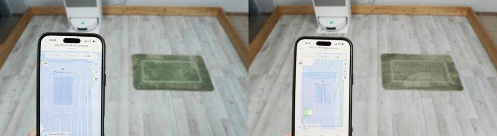 Rouleau Dreame Aqua 10 Ultra Complet : Nettoyage humide et tapis