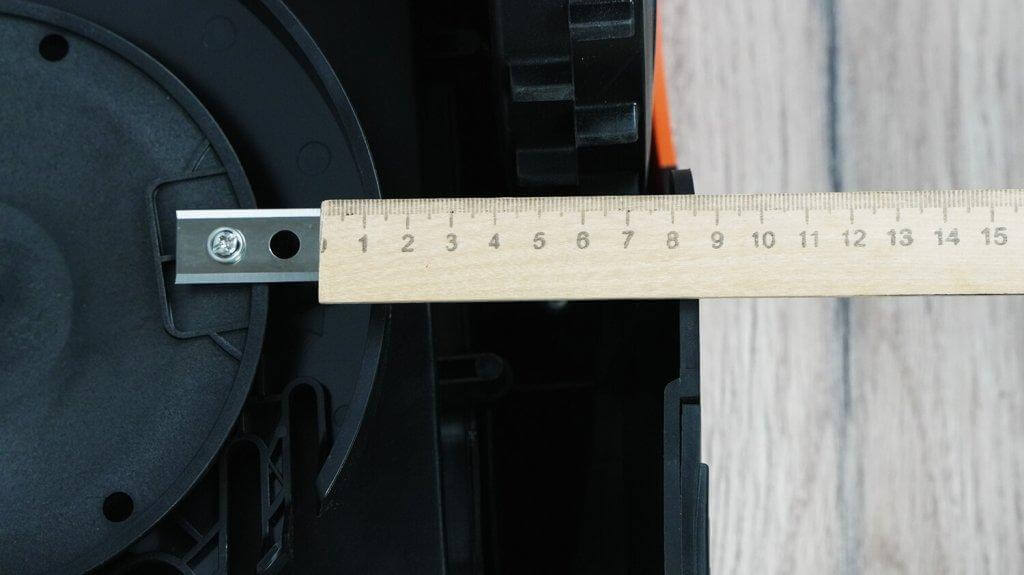 Robokos RM600i : Angle mort en bordure