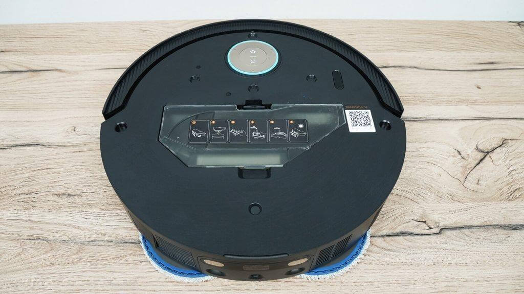 Dreame Matrix10 Ultra : emplacement du bac à poussière