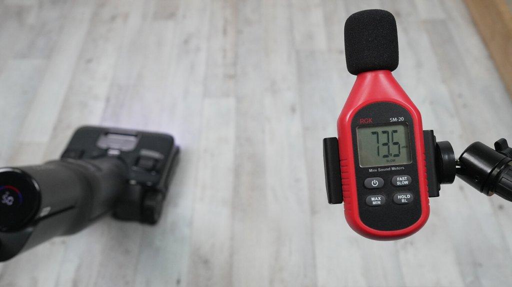 Roborock F25 Ultra : Niveau sonore