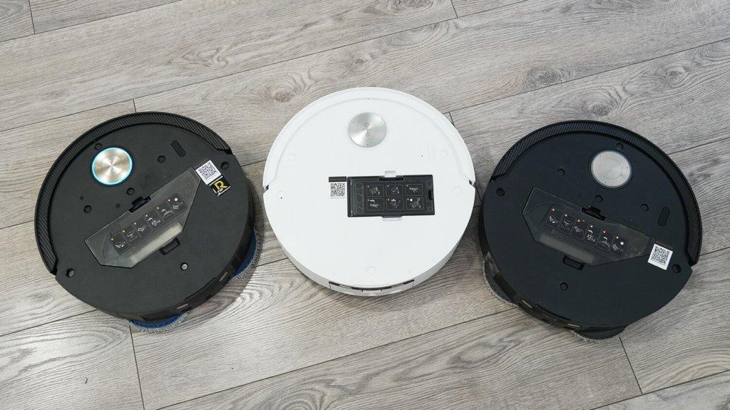 Comparaison Dreame 2025 : Emplacements des poubelles
