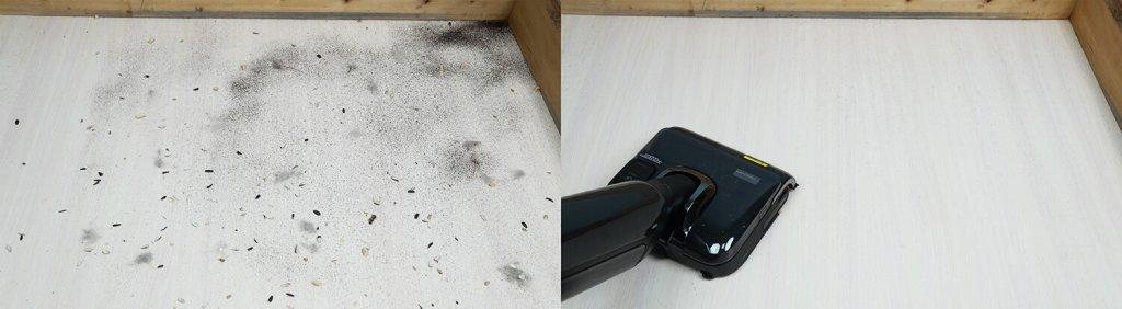 Trouver M50 Ultra : Ramassage des débris sur les sols stratifiés
