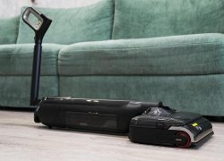 Trouver M50 Ultra : poignée flexible, raclette automatique, 22 000 Pa et séchage rapide en station !