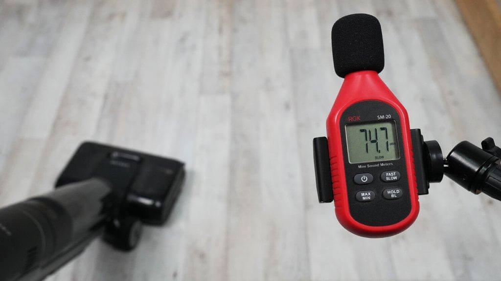 Dreame H12 Dual FlexReach : niveau de bruit