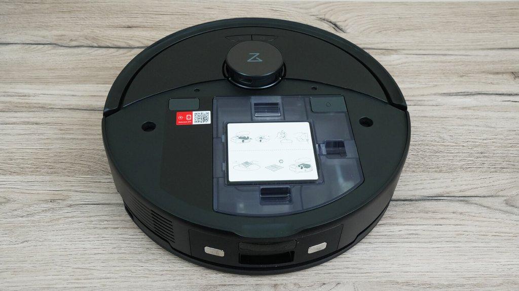 Roborock Q8 Max Pro Plus : Emplacement du bac à poussière