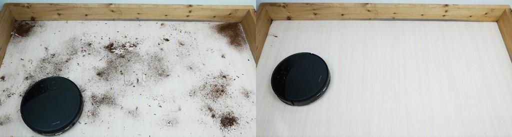 Roborock Saros 10R (version station intégrée) : nettoyage à sec