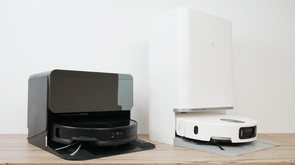 Roborock Saros 10R (version station intégrée) : station intégrée et station standard