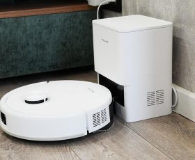 TROUVER E20s Pro Plus : 13 000 Pa, autonettoyant, protection des poils pour les brosses