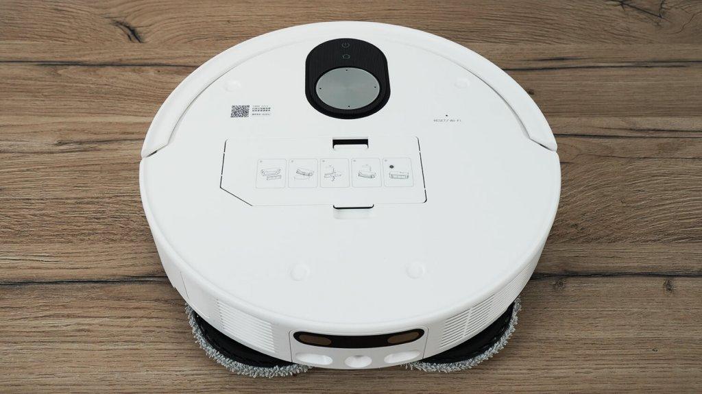 Xiaomi Mijia 5 Pro : Emplacement du bac à poussière
