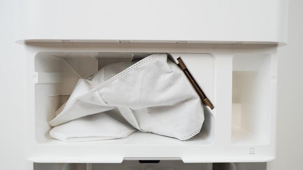 Xiaomi Mijia 5 Pro : Emplacement du sac