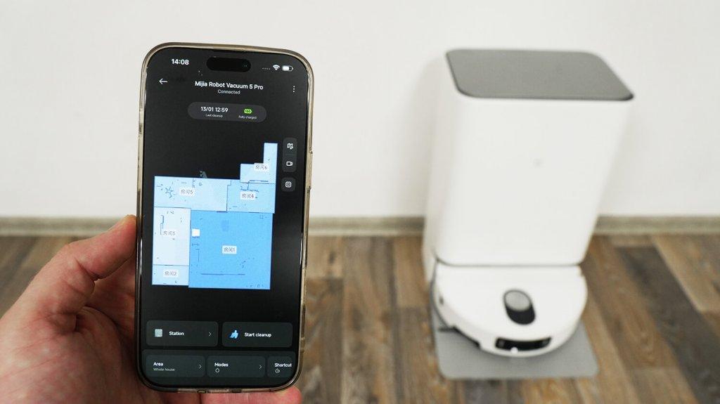Xiaomi Mijia 5 Pro : contrôle par application