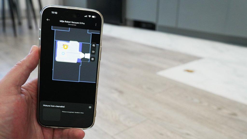 Xiaomi Mijia 5 Pro : Détection des flaques et des taches