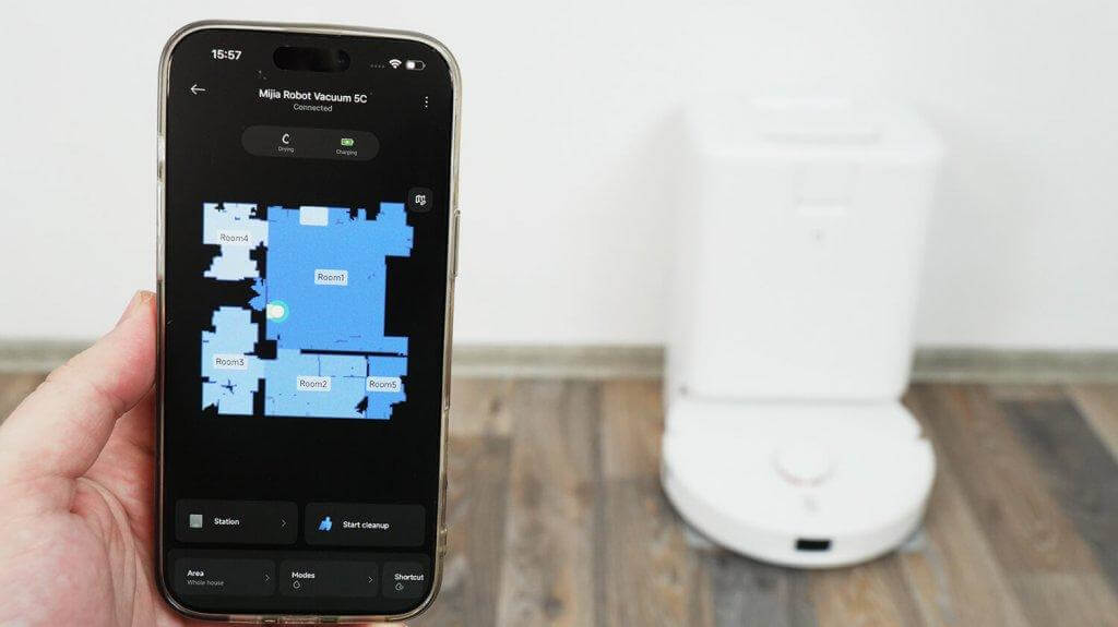 Xiaomi Mijia 5C : Contrôle par application